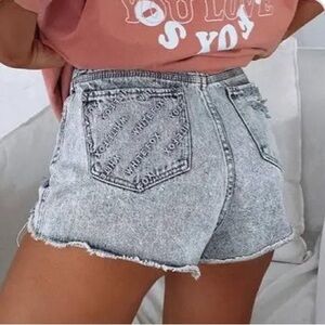 White Fox denim shorts